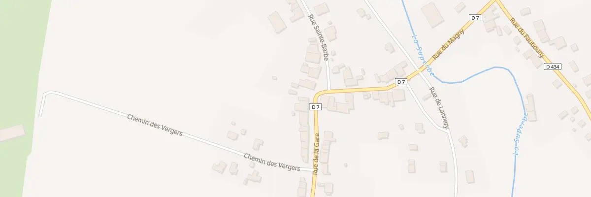 Plan du 2 Rue de la Gare à Amance
