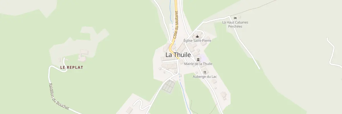 Plan du 87 Côte du mollaret à La Thuile