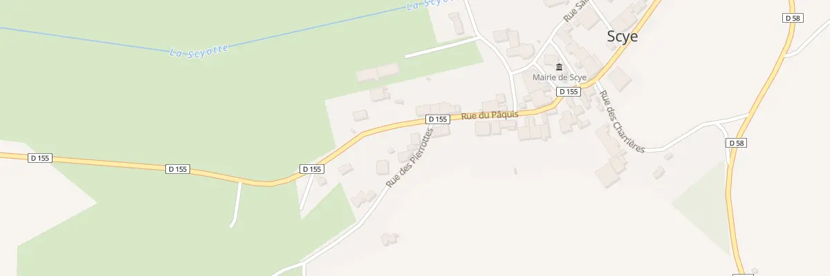 Plan du 2 Rue des Pierrottes à Scye