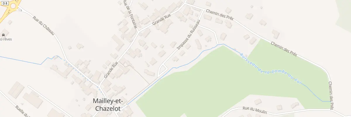 Plan du 14 Imp du Ruisseau à Mailley-et-Chazelot
