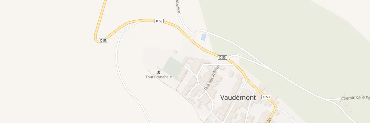 Plan du 8 Rue de l’Eglise à Vaudémont