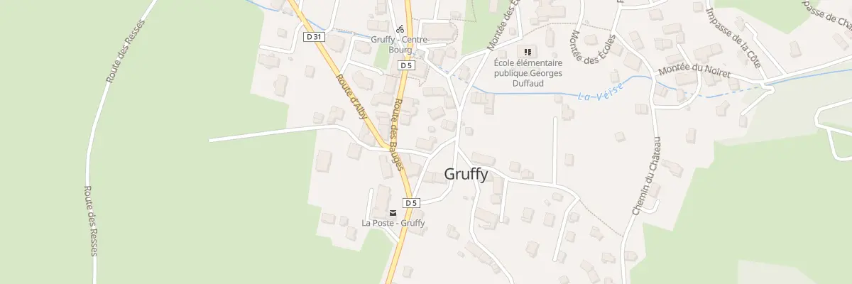 Plan du 14 Che de la Fruitière à Gruffy