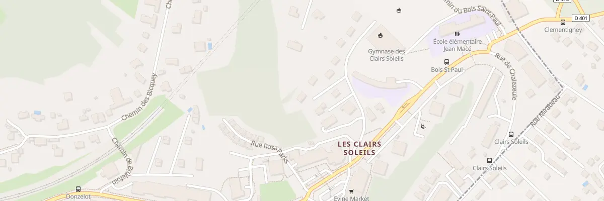 Plan du 7 Rue des Clairs Soleils à Besançon