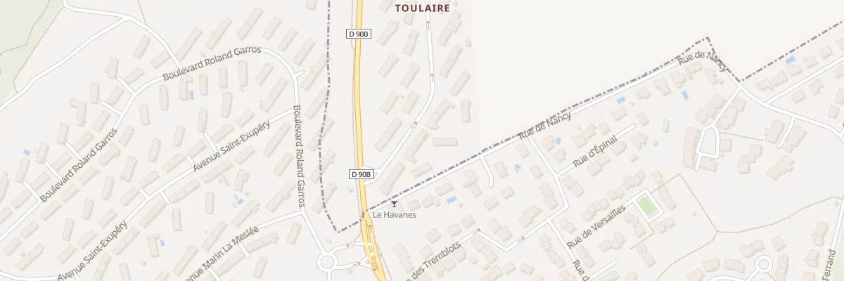 Plan du 106A Av le Gloan à Saizerais