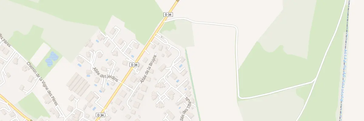Plan du 107 All des Tilleuls à Viry