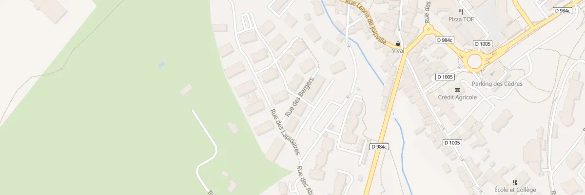 Plan du 44 Rue des Bergers à Gex