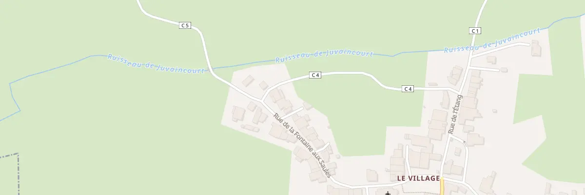 Plan du 172 Rue de la Fontaine aux Saules à Juvaincourt