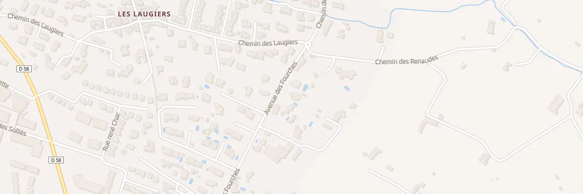 Plan du 310 Av des Fourches à Solliès-Pont