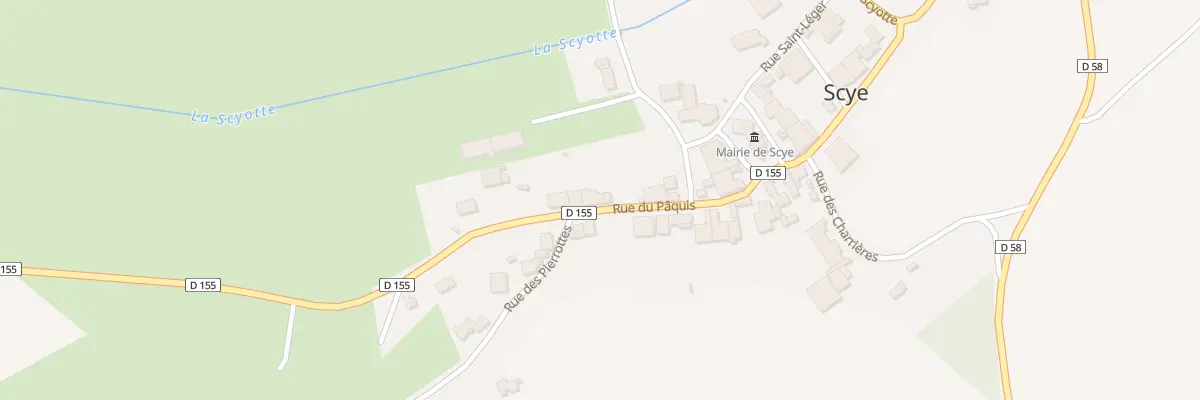 Plan du 2 Rue du Paquis à Scye