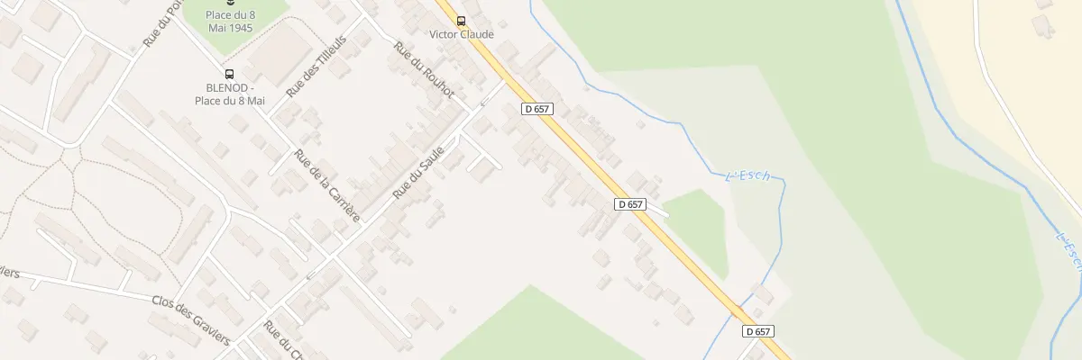 Plan du 278 Av Victor Claude à Blénod-lès-Pont-à-Mousson
