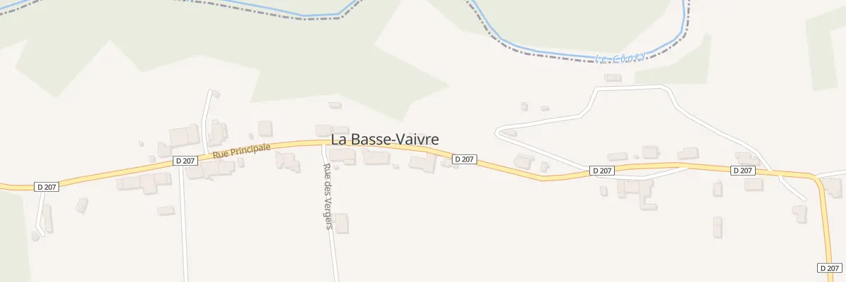 Plan du 12 Rue Principale à La Basse-Vaivre
