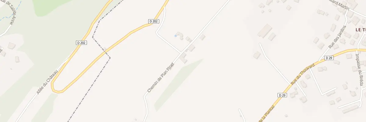 Plan du 279 Che du Poète à La Chapelle-Blanche