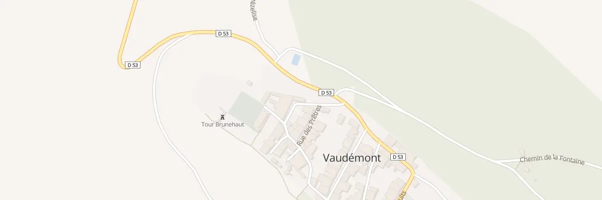 Plan du 3 Rue du Chateau à Vaudémont