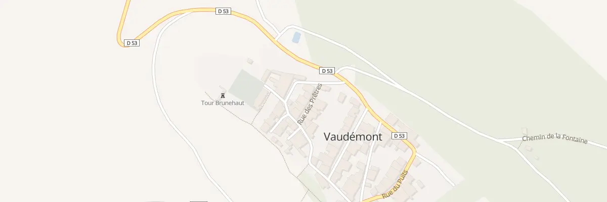 Plan du 3 Rue des Prêtres à Vaudémont
