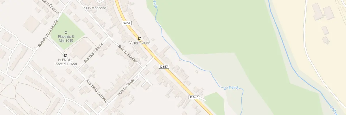 Plan du 177B Av Victor Claude à Blénod-lès-Pont-à-Mousson