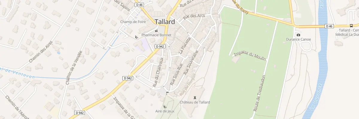 Plan du 3 Rue Pons Gentil à Tallard