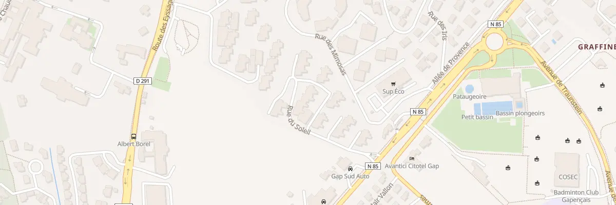 Plan du 5 Rue du Soleil à Gap