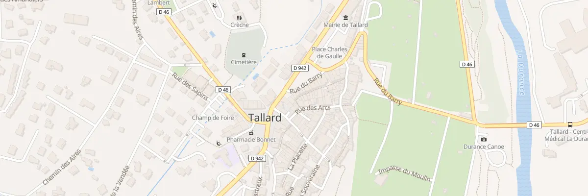 Plan du 4 Rue du Barry à Tallard