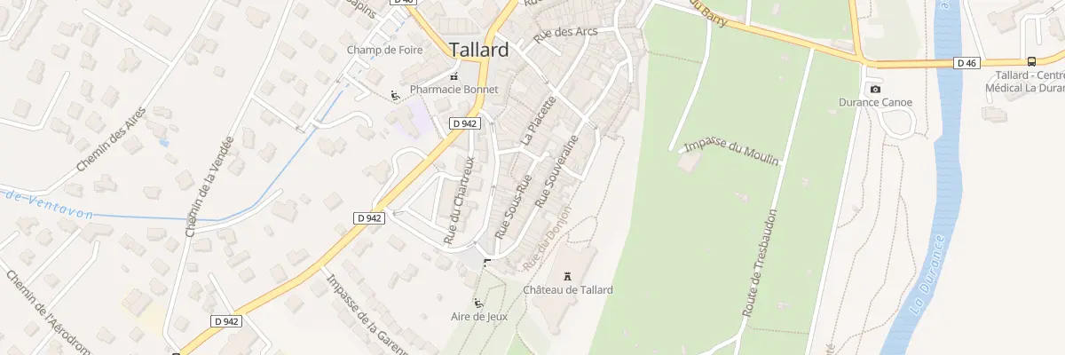 Plan du 3 Rue sous Rue à Tallard