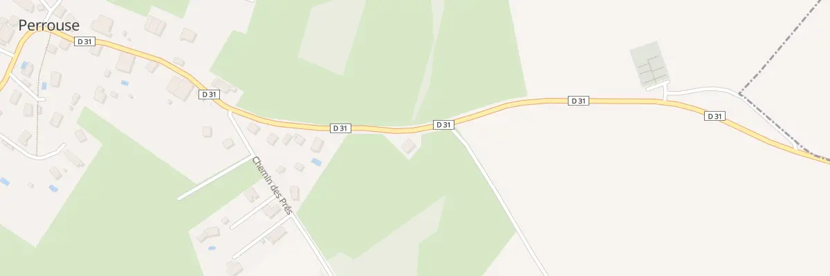 Plan du 26 Rue de la Mairie à Perrouse