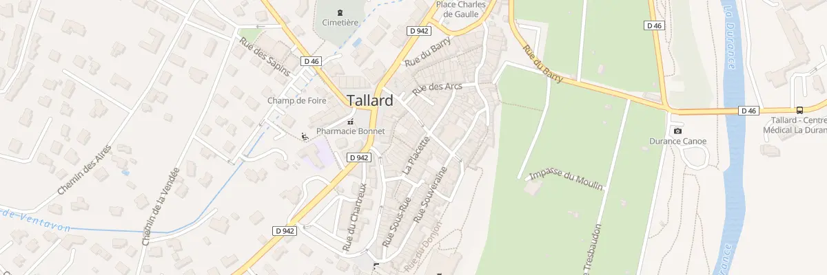 Plan du 6 La Placette à Tallard