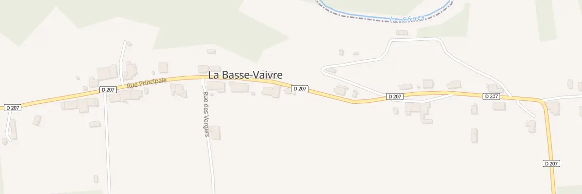 Plan du 13 Rue Principale à La Basse-Vaivre