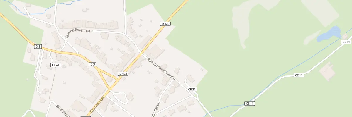 Plan du 71 Rue du Neuf Moulin à Remoncourt