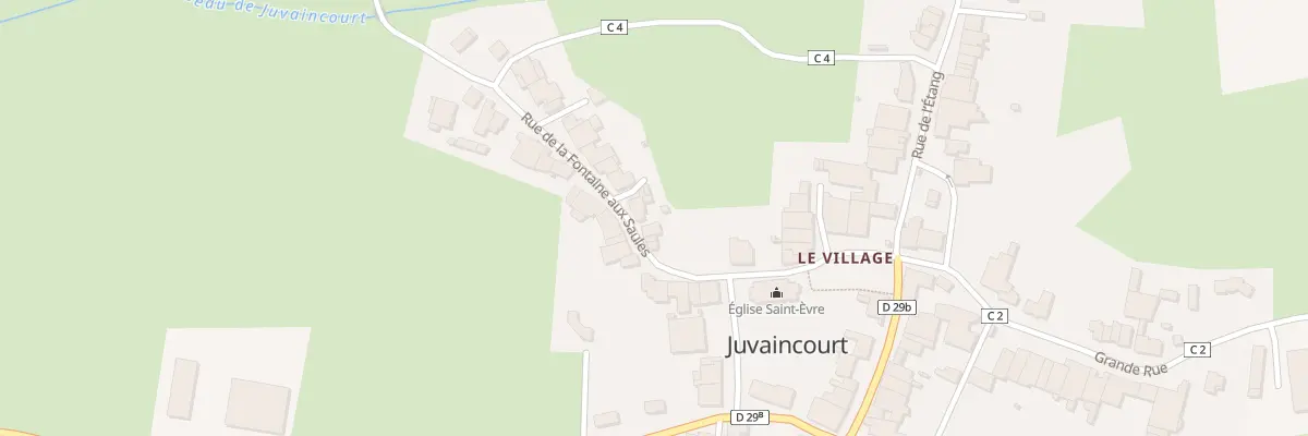 Plan du 46 Rue de la Fontaine aux Saules à Juvaincourt