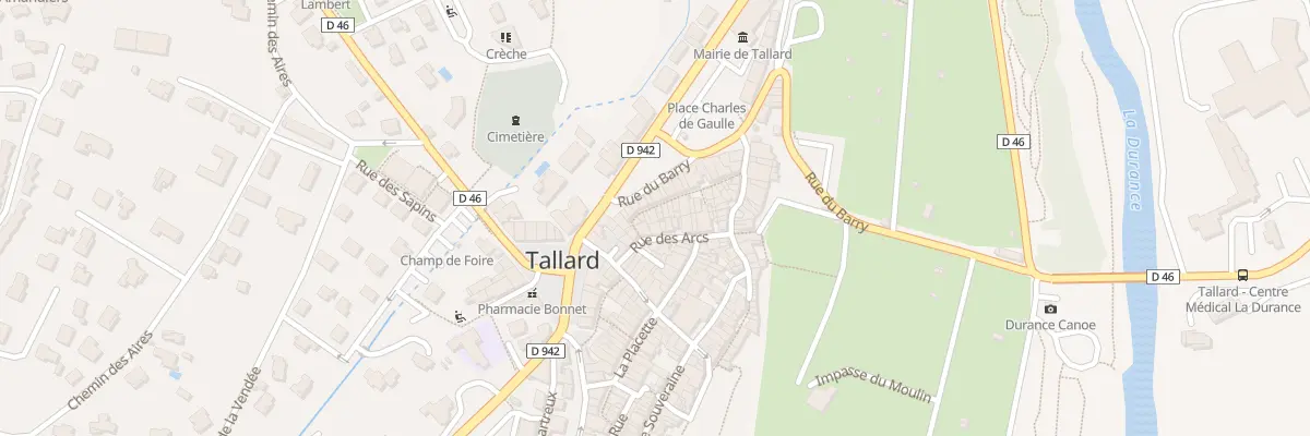 Plan du 8 Rue des Etapes à Tallard