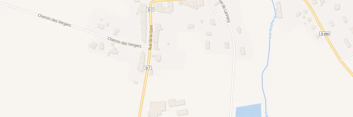 Plan du 13 Rue de la Gare à Amance