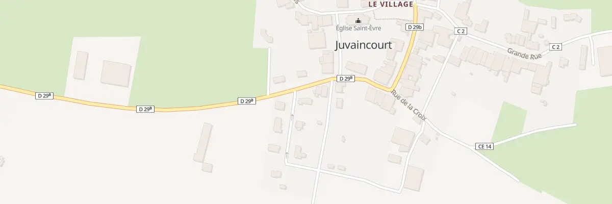 Plan du 11 Rue des Mirabelliers à Juvaincourt