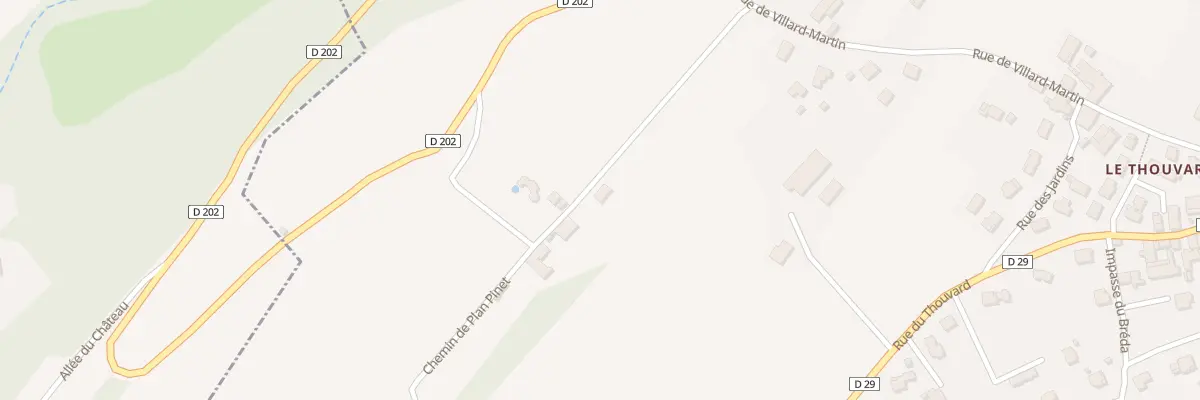 Plan du 213 Che du Poète à La Chapelle-Blanche