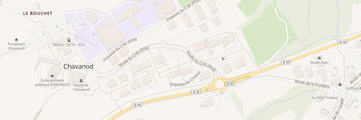 Plan du 27 Rte du Crêt d’Esty à Chavanod