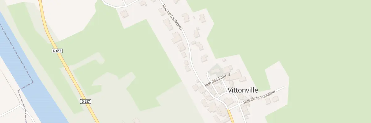 Plan du 9001 Rue de Saulxures à Vittonville