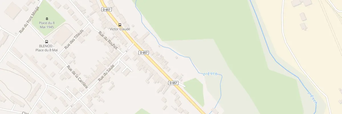 Plan du 195 Av Victor Claude à Blénod-lès-Pont-à-Mousson