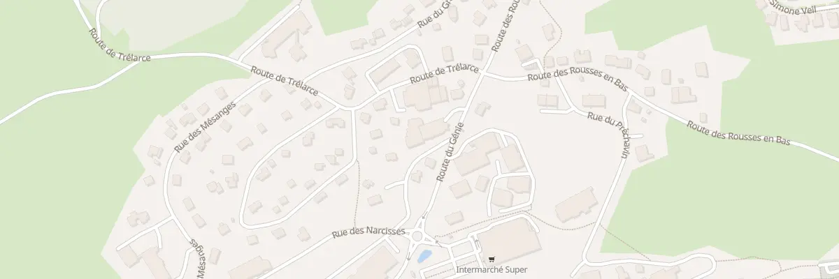 Plan du 63 Rte de Trélarce aux Rousses