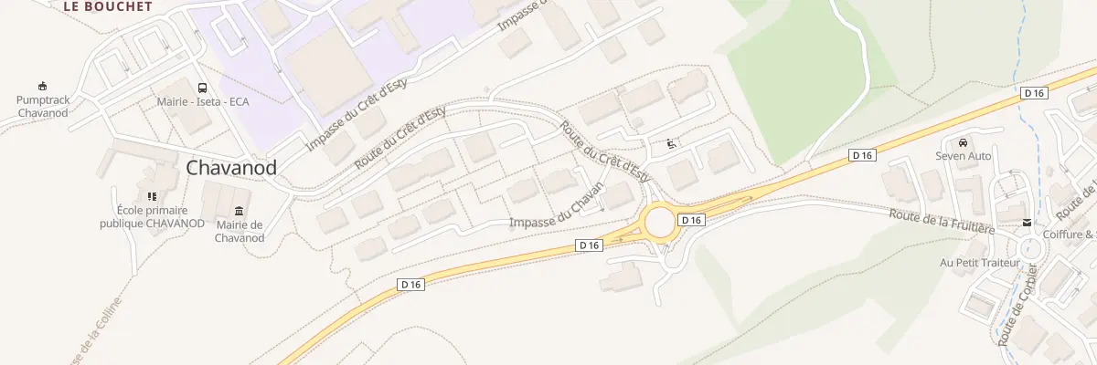 Plan du 8 Imp du Chavan à Chavanod