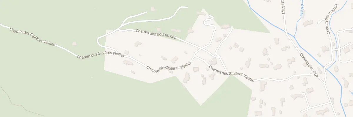 Plan du 476 Che des Gipières Vieilles à Cuers