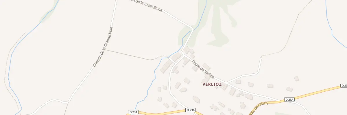 Plan du 5013 Verlioz à Cernex