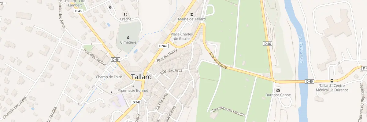 Plan du 22 Rue des Etapes à Tallard