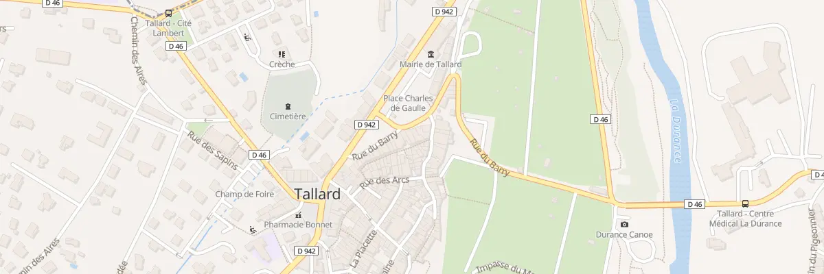 Plan du 25 Rue des Etapes à Tallard