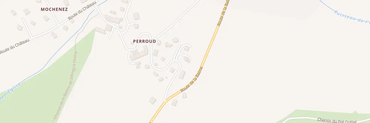 Plan du 132 Rte de Perroud à Choisy
