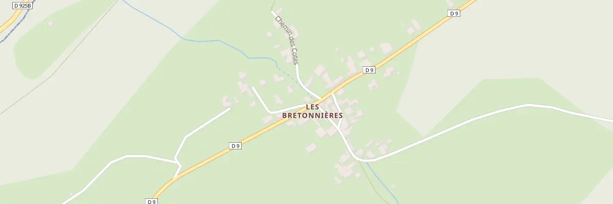 Plan du 391 Rte des Bretonnieres à Saint-Maximin