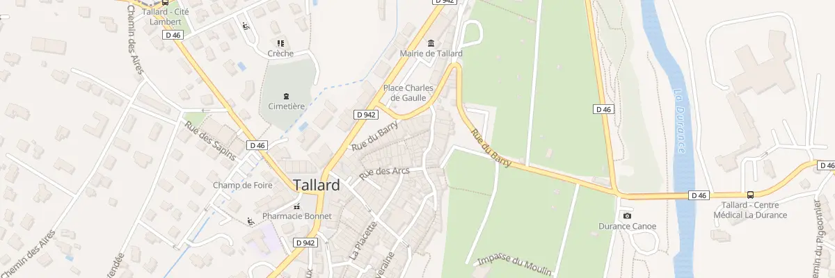 Plan du 30 Rue des Etapes à Tallard