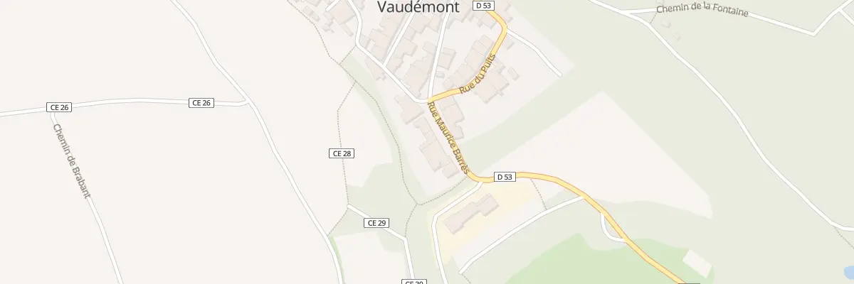 Plan du 4 Rue Maurice Barrès à Vaudémont