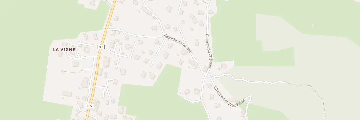 Plan du 312 Mte du Corbet à Gruffy