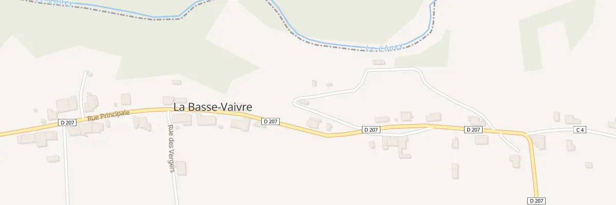 Plan du 2 Chem du Cotet à La Basse-Vaivre