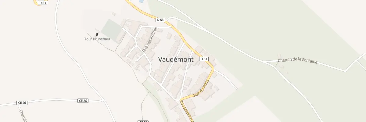 Plan du 9 Ptr Petite Rue à Vaudémont