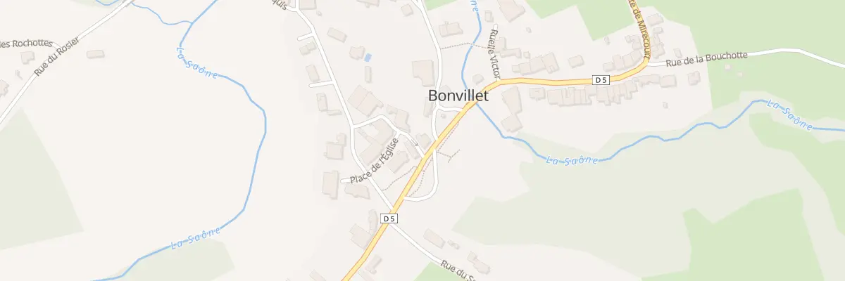 Plan du 3 Rue du Presbytére à Bonvillet