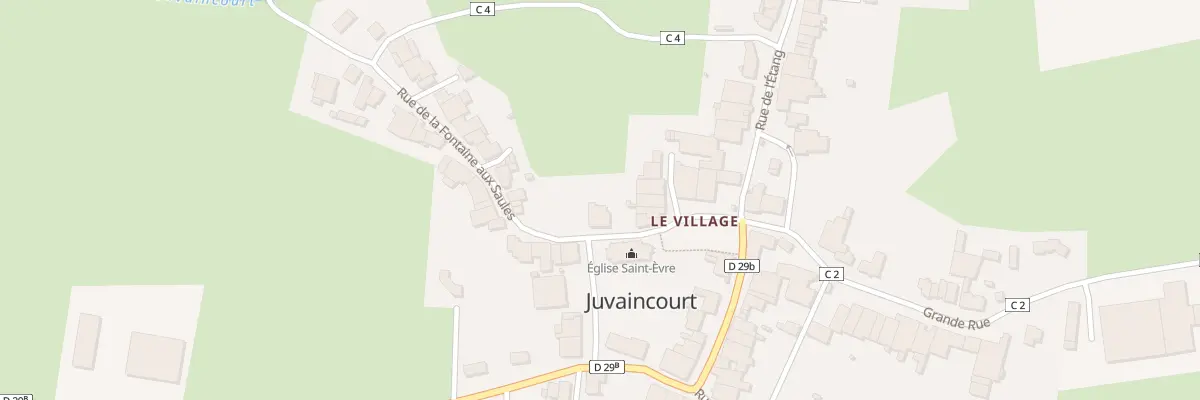 Plan du 114 Rue de la Cornée à Juvaincourt